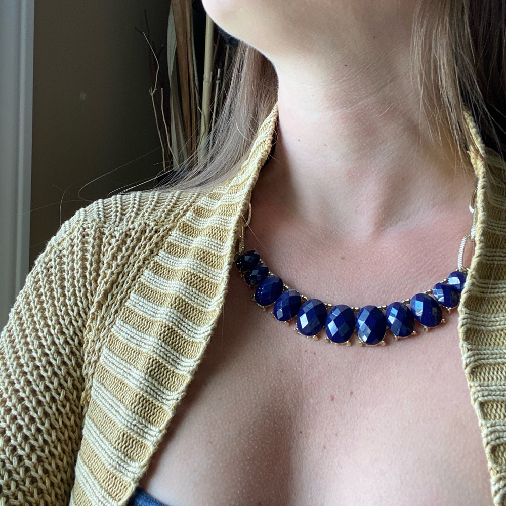 Blue & Gold necklace